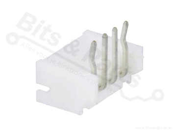 Box header JST PH 4-pin male connector 2mm haaks